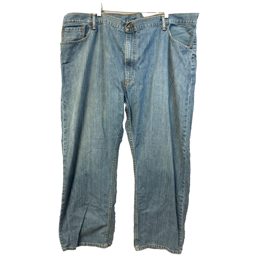 Levi's 559 Relaxed Straight Blue Denim Medium Wash Jeans Size 48x32 R